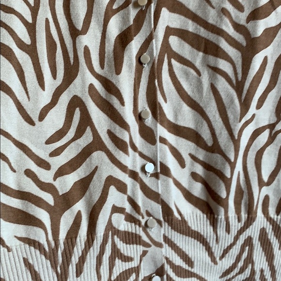 Old Navy - Large Animal Print Cardigan - Picture 3 of 3